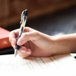 Writing on paper