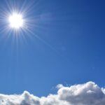 Sunny sky.